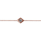 Lily 18ct Rose Gold Diamond Set Bracelet