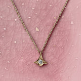 Amelia 18ct Yellow Gold Diamond Pendant