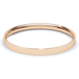 2.5mm Polished Flat Court Profile Wedding Band