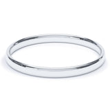 2.5mm Polished Court Shape Wedding Band