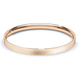 2.5mm Matt Finish Flat Court Profile Wedding Band