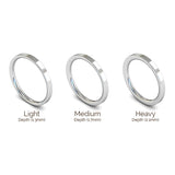 2mm Matt Finish Flat Court Profile Wedding Band