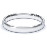 3mm Matt Finish Court Shape Wedding Band