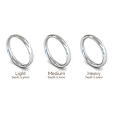 3mm Matt Finish Court Shape Wedding Band