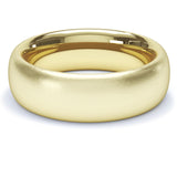 6mm Matt Finish Court Profile Wedding Band
