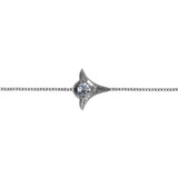 Amelia Sterling Silver Diamond Bracelet