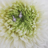 Sterling Silver Tabitha Diamond Set Stud Earrings