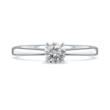 0.40ct Round Brilliant Cut Diamond Solitaire Platinum Engagement Ring