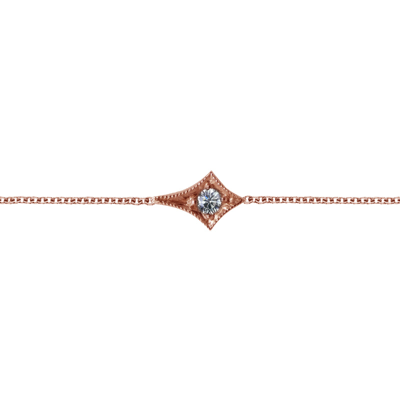 Tabitha 18ct Rose Gold Diamond Bracelet