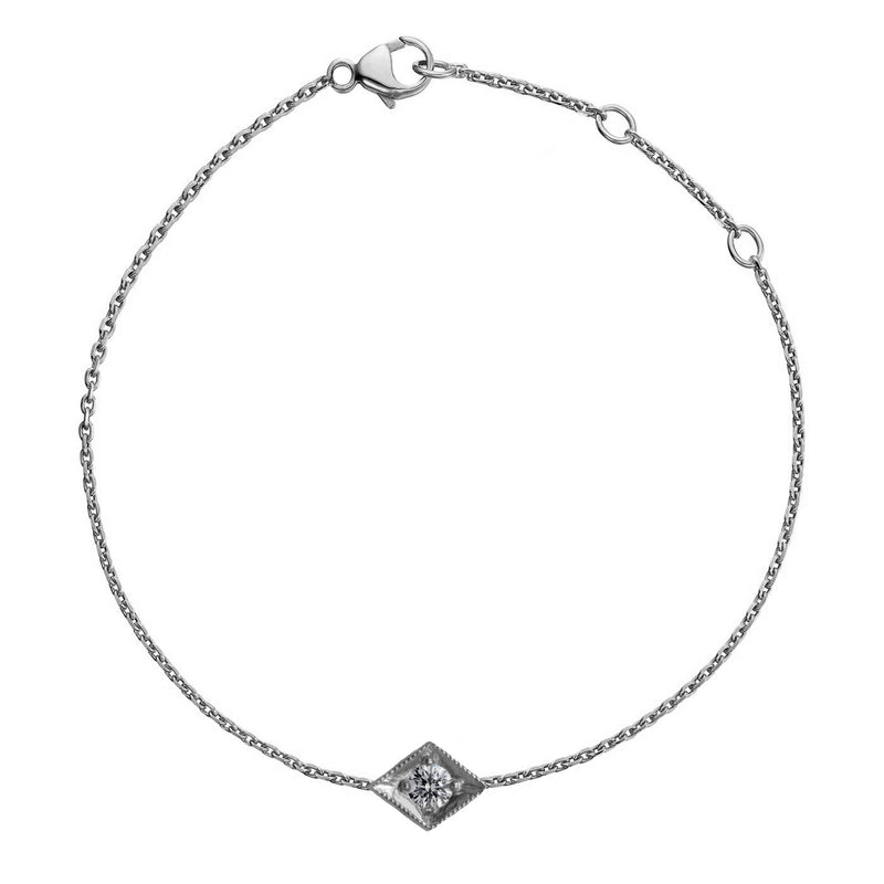 Lily 18ct White Gold Diamond Set Bracelet