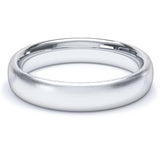 4mm Matt Finish Court Shape Wedding Band