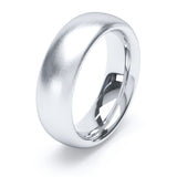 6mm Matt Finish Court Profile Wedding Band