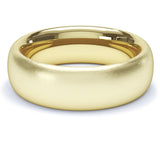 6mm Matt Finish Court Profile Wedding Band