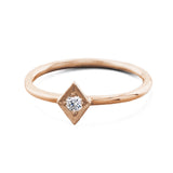 Lily 18ct Rose Gold Diamond Stacking Ring