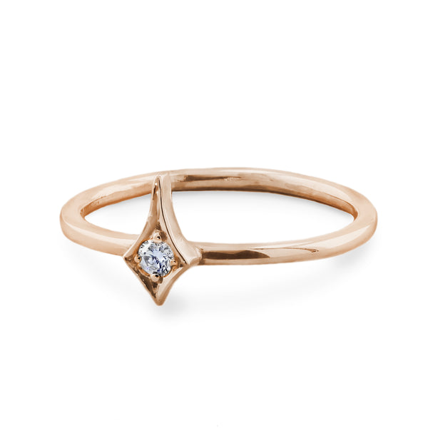 Tabitha 18ct Rose Gold Diamond Ring