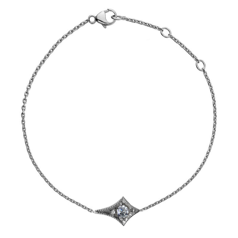 Tabitha Sterling Silver Diamond Bracelet
