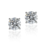 1.00ct 18ct White Gold Diamond Stud Earrings